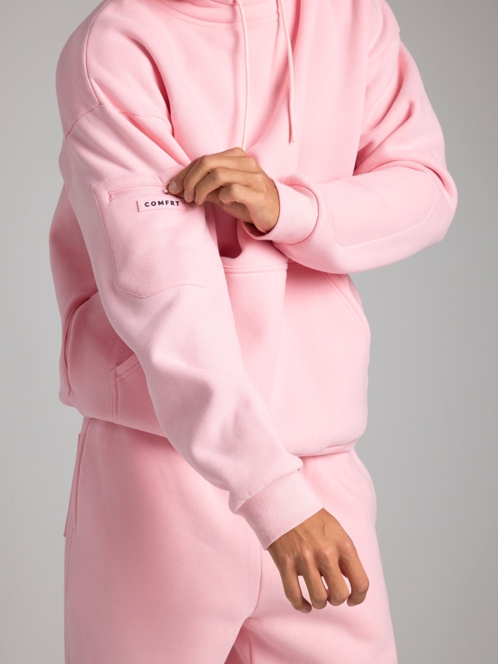 Comfrt Pink Travel Mode Hoodie And Pants Set NEW!!! - Picture 4 of 9